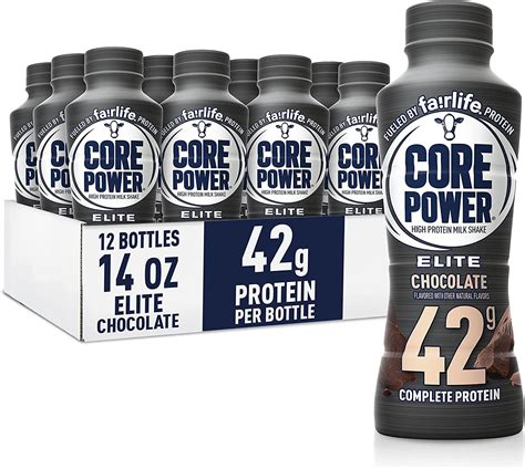 Buy Core Power Elite 14 Fl Oz 12 Pack 42G Chocolate Core Power Buy Core Power Elite 14 Fl Oz 12 Pack 42G Chocolate Core Power