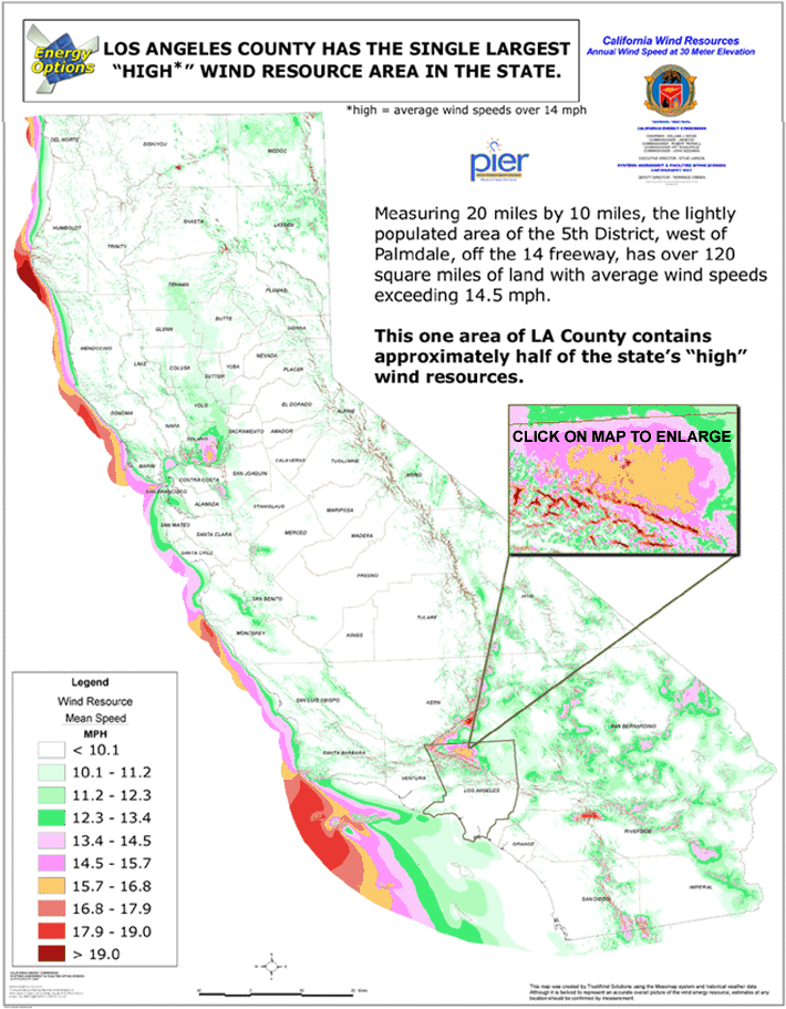 California Wind Energy Power