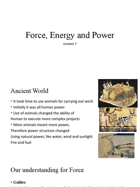 5 Ways Force Energy Works