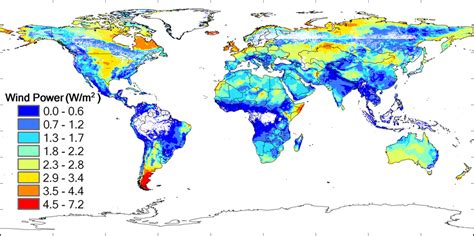 Global Potential For Wind Generated Electricity Pnas Global Potential For Wind Generated Electricity Pnas