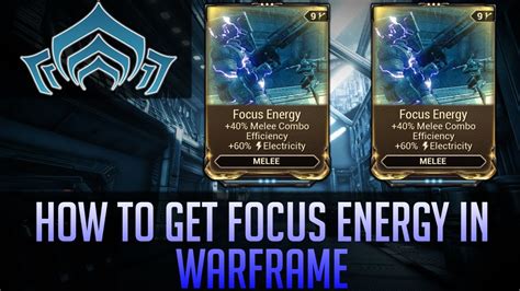 How To Get Focus Energy In Warframe Youtube How To Get Focus Energy In Warframe Youtube