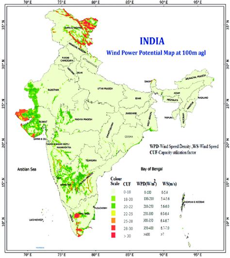 Map Showing Wind Power Potential At 100 M Agl 26 Download Scientific Map Showing Wind Power Potential At 100 M Agl 26 Download Scientific