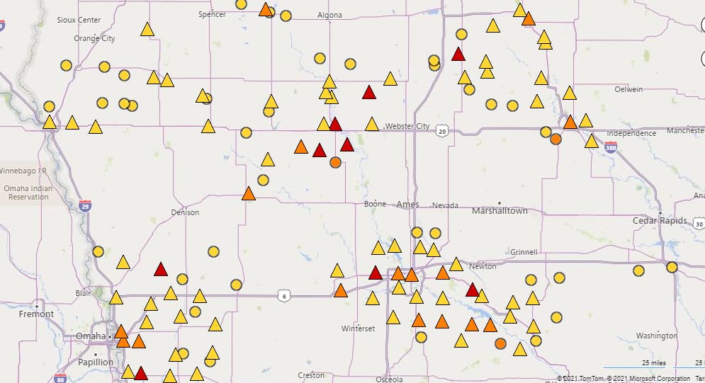 Midamerican Energy Crews Make Strides In Restoring Power To Areas Hit Midamerican Energy Crews Make Strides In Restoring Power To Areas Hit