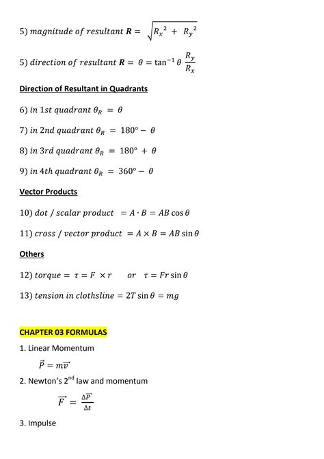 Physics Formulas For Class 11 Physics Formulas List Physics Formulas For Class 11 Physics Formulas List