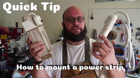 Quick Tip How To Mount A Power Strip Youtube Quick Tip How To Mount A Power Strip Youtube
