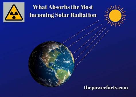 What Absorbs The Most Incoming Solar Radiation The Power Facts